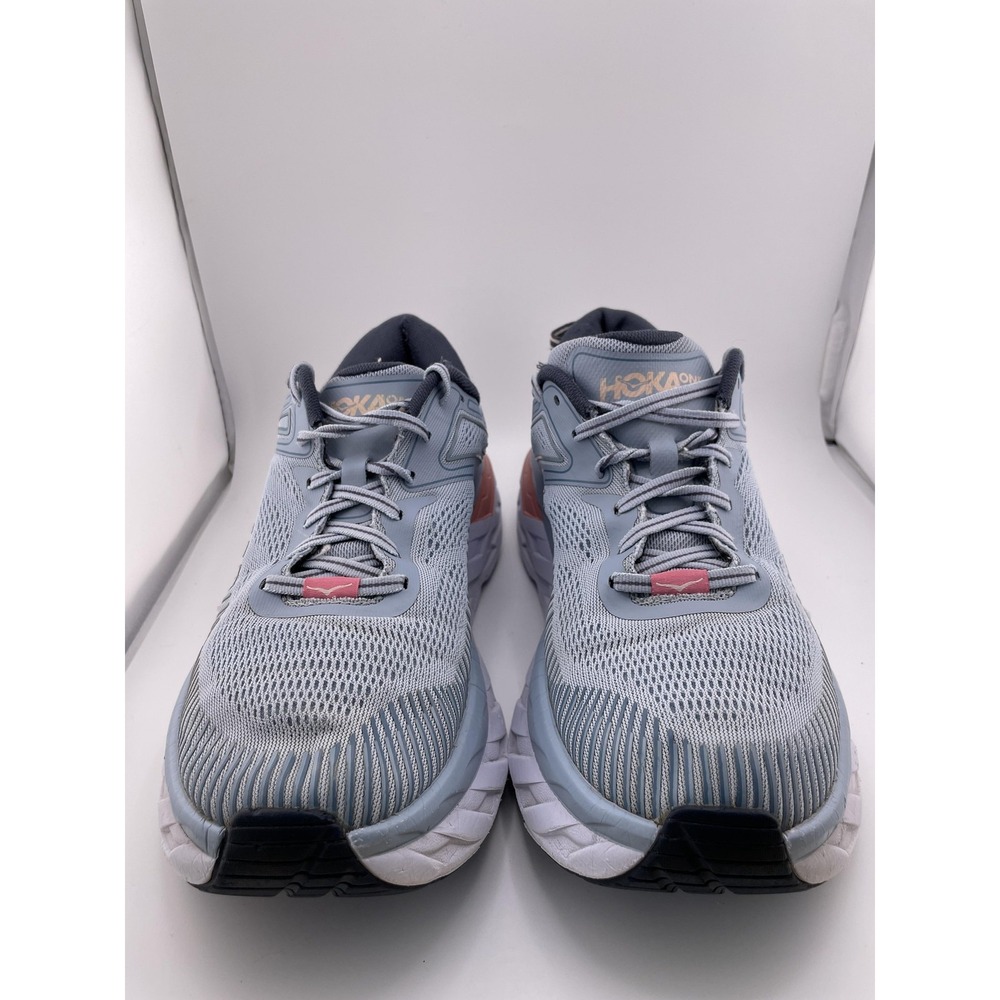 HOKA ONE ONE Bondi 7 Running Shoes Mens Size 10 Blue Gray Max Cushion Road Gym - Picture 5 of 15